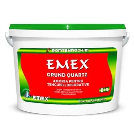 Grund Acrilic de Amorsare cu Cuartz Tencuieli ?Emex? - Bid. 16 Kg